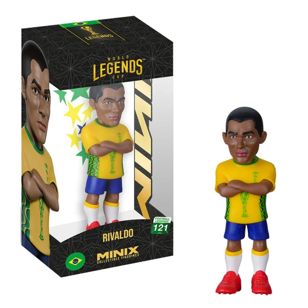 MINIX LEGENDS WORLD CUP ΒΡΑΖΙΛΙΑ ΦΙΓΟΥΡΑ 12 cm RIVALDO