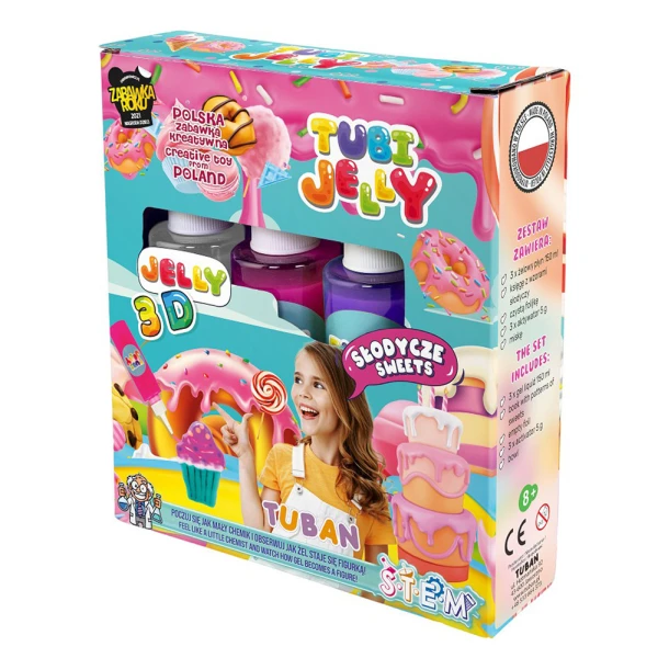 TUBAN ΣΕΤ TUBI JELLY ΓΛΥΚΑ ΓΙΑ ΔΗΜΙΟΥΡΓΙΑ 3D ΦΙΓΟΥΡΩΝ GEL