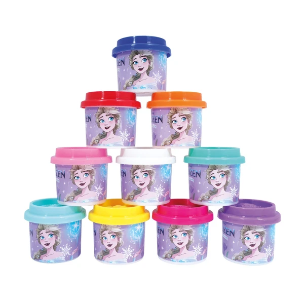 AS ΠΛΑΣΤΕΛΙΝΗ DISNEY FROZEN ΣΑΚΟΥΛΑΚΙ ΜΕ 10 ΒΑΖΑΚΙΑ ΚΑΙ ΚΑΠΑΚΙΑ ΚΑΛΟΥΠΑΚΙΑ 280gr ΓΙΑ 3+ ΧΡΟΝΩΝ