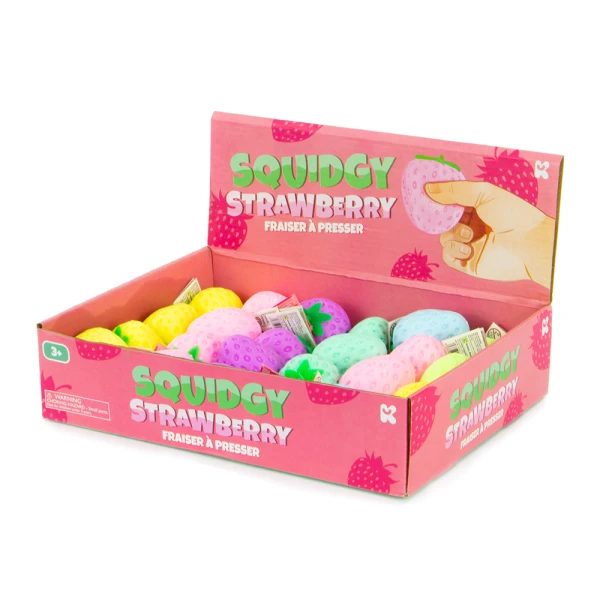KEYCRAFT SQUISHY SQUIDGY STRAWBERRY - 4 ΧΡΩΜΑΤΑ