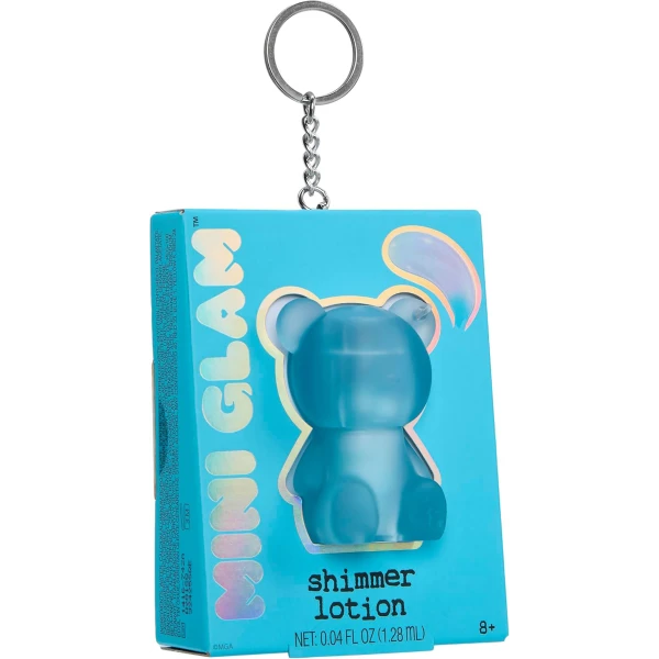 MINI GLAM COSMETIC BEAR SHIMMER LOTION - ΜΠΛΕ