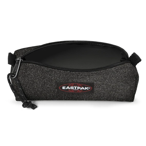 EASTPAK BENCHMARK SINGLE PENCIL CASE SPARKLY BLACK