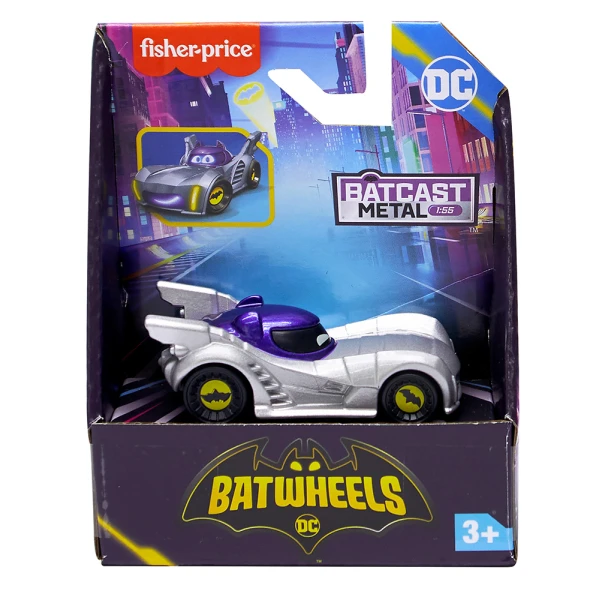 FISHER PRICE BATWHEELS ΟΧΗΜΑΤΑ - ARMORED BAM THE BATMOBILE