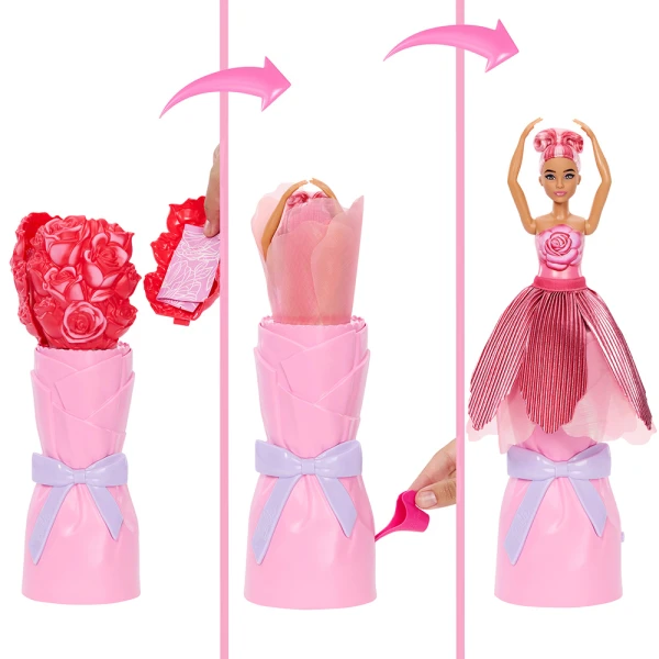 BARBIE PETAL POP ΚΟΚΚΙΝΟ ΤΡΙΑΝΤΑΦΥΛΛΟ