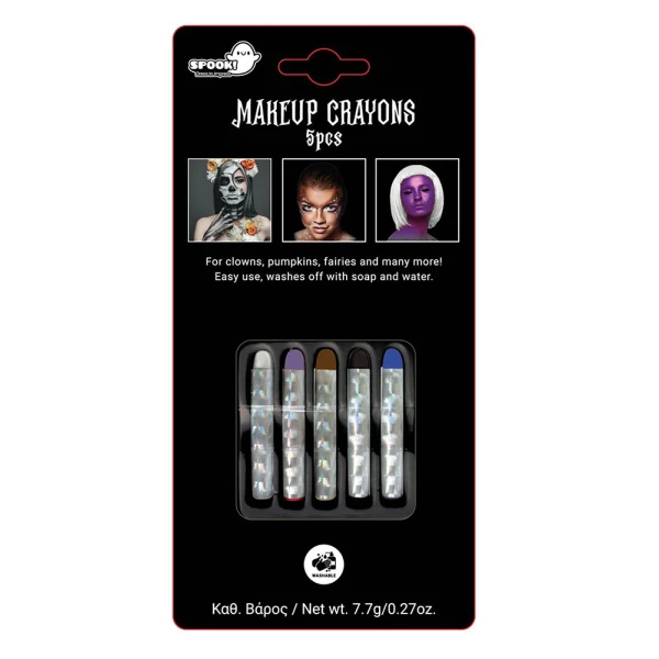 ΑΠΟΚΡΙΑΤΙΚΑ ΜΟΛΥΒΙΑ HORROR MAKEUP 5 τεμ. 7,7gr