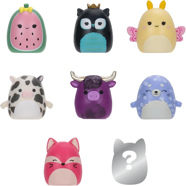 SQUISH-A-LONGS SQUISHMALLOWS SET 8 pcs W2 FIGURES & ACCESSORIES