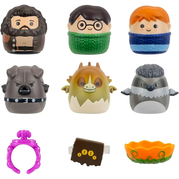 SQUISH-A-LONGS HARRY POTTER ΣΕΤ 6 τεμ. ΦΙΓΟΥΡΕΣ & ΑΞΕΣΟΥΑΡ