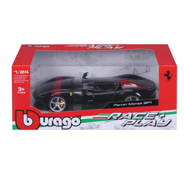 BBURAGO 1:24 FERRARI MONZA SP1 BLACK