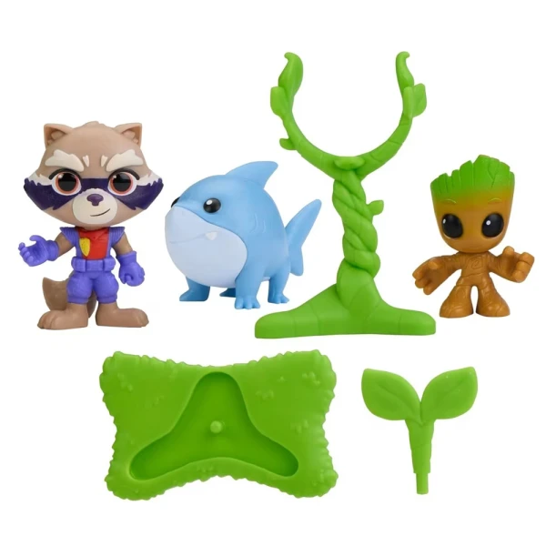 SPIDEY SAF RESCUE WEB FIGURES SET WITH JEFF THE LAND SHARK