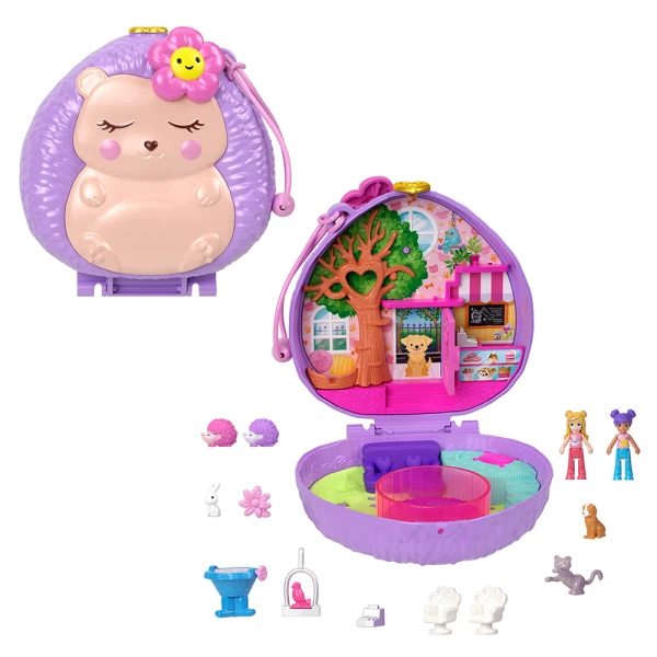POLLY POCKET Ο ΚΟΣΜΟΣ ΤΗΣ POLLY - ΣΕΤΑΚΙ HEDGEHOG COFFEE SHOP