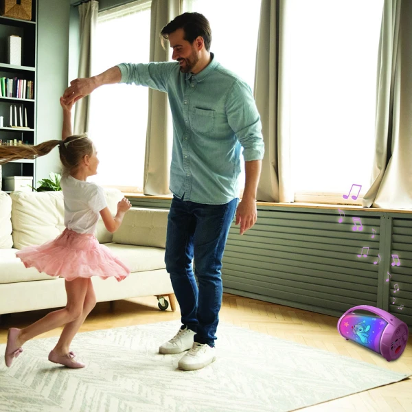 LEXIBOOK ΠΑΙΔΙΚΟ ΗΧΕΙΟ ANGEL BLUETOOTH ΜΕ ΦΩΣ ΚΑΙ ΜΙΚΡΟΦΩΝΟ ΚΑΡΑΟΚΕ