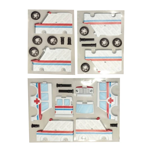 3D STICKER ΠΑΖΛ 24 τεμ. ΟΧΗΜΑΤΑ - 3 ΣΧΕΔΙΑ
