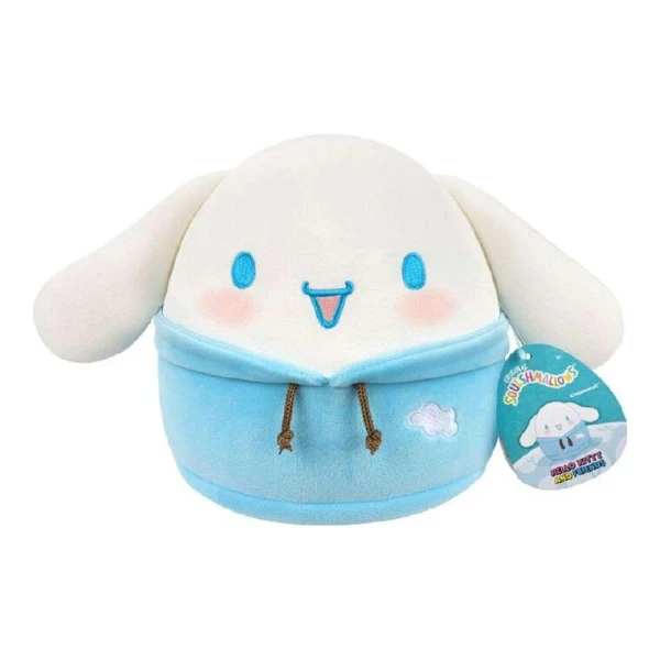 SQUISHMALLOWS SANRIO ΛΟΥΤΡΙΝΟ 20 εκ. ΜΕ DABODABO HOODIE - CINNAROMOROLL