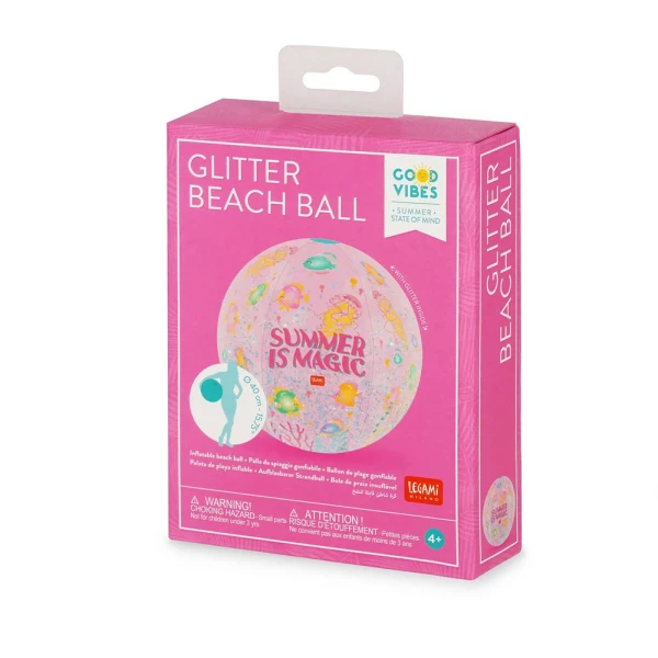 LEGAMI ΜΠΑΛΑ ΠΑΡΑΛΙΑΣ 40 εκ. GLITTER SUMMER IS MAGIC