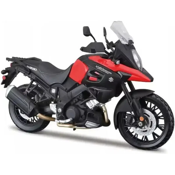 MAISTO 1:12 MOTORCYCLES - SUZUKI V STROM RED