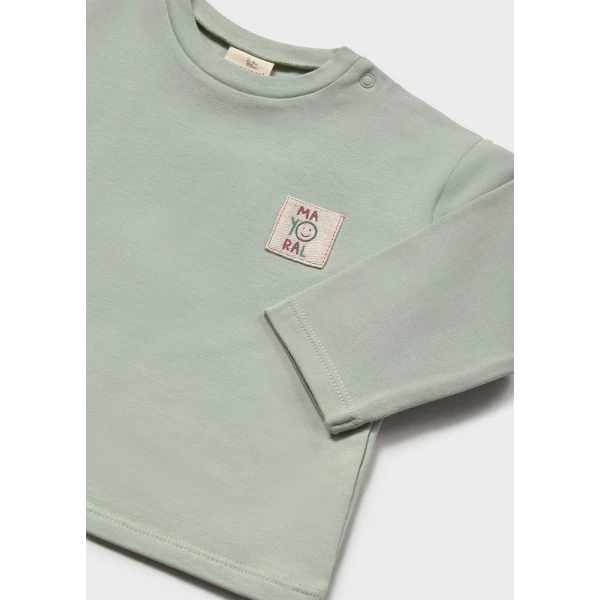 MAYORAL T-SHIRT ΜΑΚΡΥΜΑΝΙΚΟ ΠΡΑΣΙΝΟ