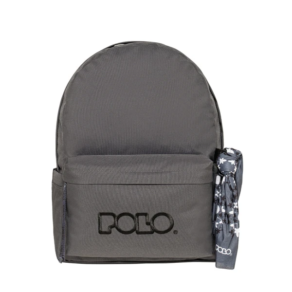 POLO 2026 BACKPACK ORIGINAL DOUBLE SCARF TITANIUM-BLACK