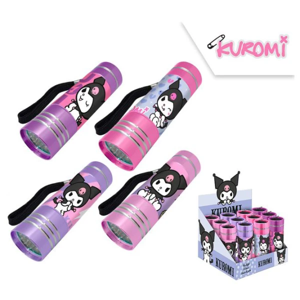 ALUMINIUM TORCH 9 LEDS KUROMI - 4 DESIGNS