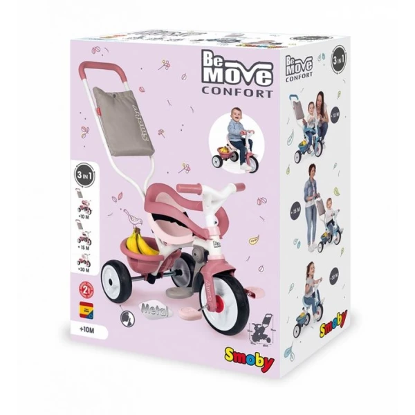 SMOBY TRICYCLE BE MOVE COMFORT PINK