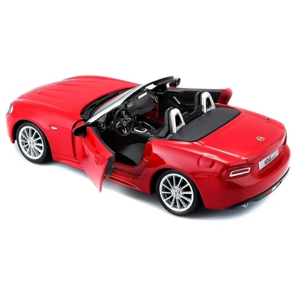 BBURAGO 1:24 FIAT 124 SPIDER RED