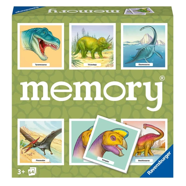 RAVENSBURGER ΕΠΙΤΡΑΠΕΖΙΟ ΜΝΗΜΗΣ MEMORY ΔΕΙΝΟΣΑΥΡΟΙ