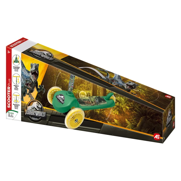 AS KIDS 3-WHEEL SCOOTER PLUS JURASSIC WORLD FOR AGES 3+