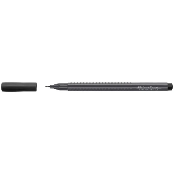 FABER-CASTELL ΜΑΡΚΑΔΟΡΑΚΙ GRIP FINEPEN 0.4mm ΜΑΥΡΟ