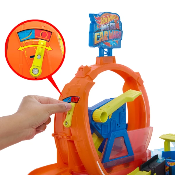 HOT WHEELS MEGA ΠΛΥΝΤΗΡΙΟ ΧΡΩΜΟΚΕΡΑΥΝΩΝ ΜΕ ΛΟΥΠ