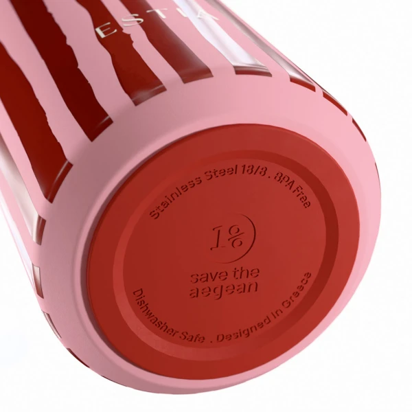 ESTIA HOME ART ΘΕΡΜΟΣ FLOW SAVE THE AEGEAN 500ml VIVA STRIPE