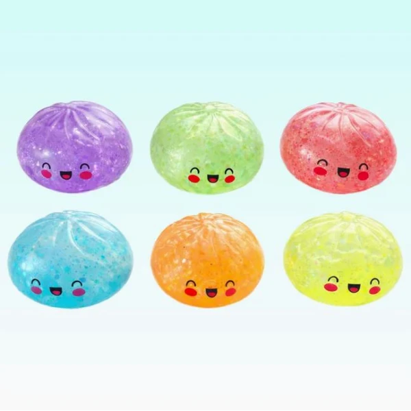 SQUISHY BUN BAO DUMPLING GLITTER 8.5 εκ. - 6 ΧΡΩΜΑΤΑ