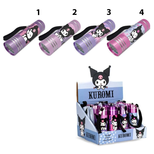 ALUMINIUM TORCH 9 LEDS KUROMI - 4 DESIGNS