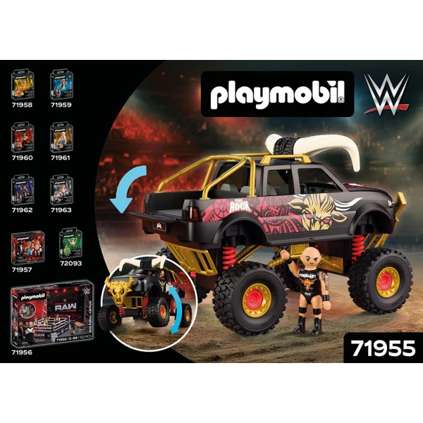 PLAYMOBIL WWE® ΤΟ ΦΟΡΤΗΓΟ ΤΟΥ ROCK