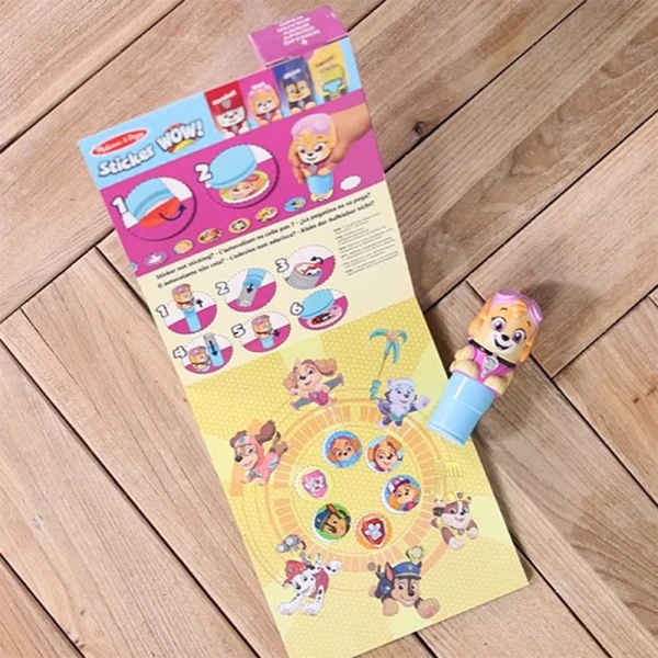 MELISSA & DOUG STICKER WOW ΑΥΤΟΚΟΛΛΗΤΑ ΣΥΛΛΟΓΗ PAW PATROL - 3 ΣΧΕΔΙΑ