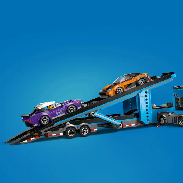 LEGO® CITY ΦΟΡΤΗΓΟ ΜΕΤΑΦΟΡΕΑΣ ΑΥΤΟΚΙΝΗΤΩΝ ΜΕ ΣΠΟΡ ΑΥΤΟΚΙΝΗΤΑ