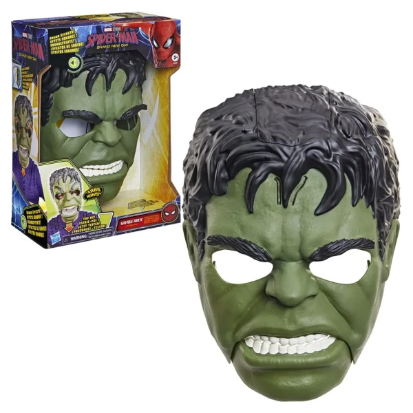 MARVEL SPIDER-MAN BRAND NEW DAY SAVAGE HULK ELECTRONIC MASK