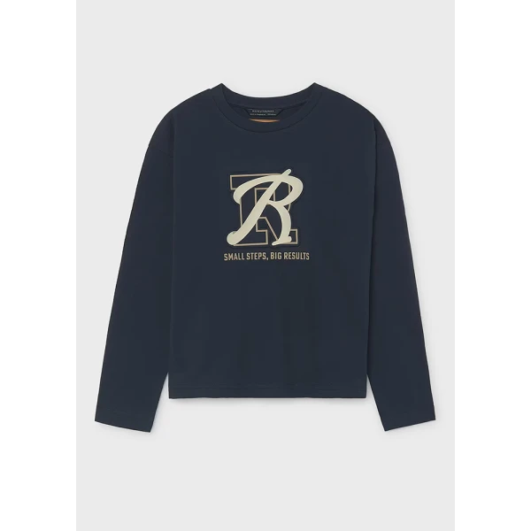 MAYORAL T-SHIRT ΜΑΚΡΥΜΑΝΙΚΟ ΜΠΛΕ