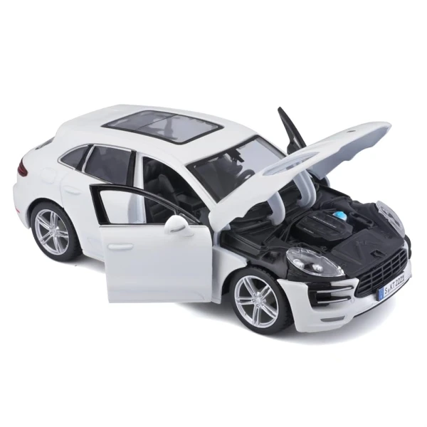 BBURAGO 1:24 PORSCHE MACAN WHITE